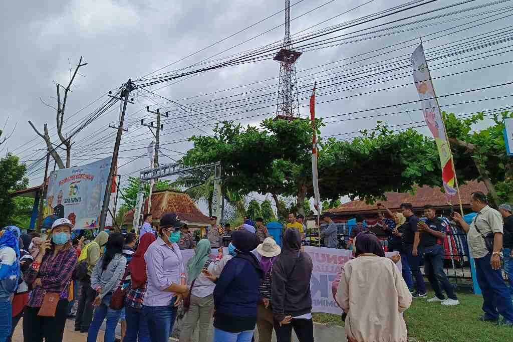 Usai Aksi Di Kejati, Fpr Unjuk Rasa Di Dinas Kominfotik Provinsi Bengkulu
