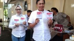Pj Bupati Brebes Iwanuddin Iskandar Nyoblos Dan Ajak Masyarakat Berpartisipasi