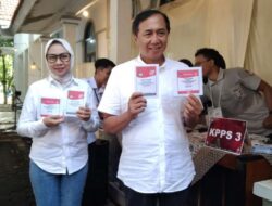 Pj Bupati Brebes Iwanuddin Iskandar Nyoblos Dan Ajak Masyarakat Berpartisipasi