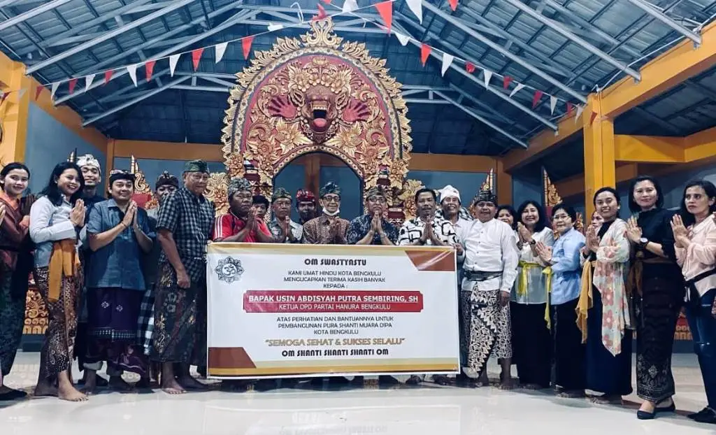 Usin Sembiring Silaturahmi Bersama Di Banjar Pura Shanti Muara Dipa