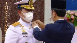 Laksamana Yudo Margono Resmi Dilantik Jokowi Jadi Panglima Tni