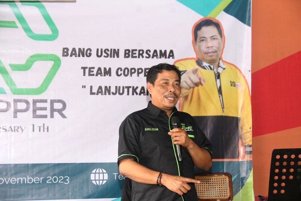 Penuhi Undangan, Bang Usin Dukung Pertumbuhan Komunitas Copper Bengkulu