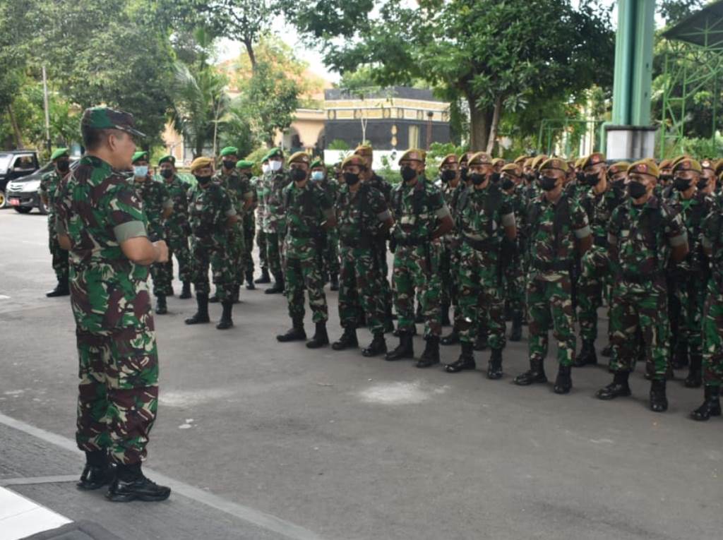 Dandim Surabaya Timur Cek Pasukan Terkait Kepulangan Pekerja Migran Indonesia