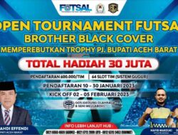 64 Tim Akan Berlaga Di Open Turnamen Futsal Brother Black Cover