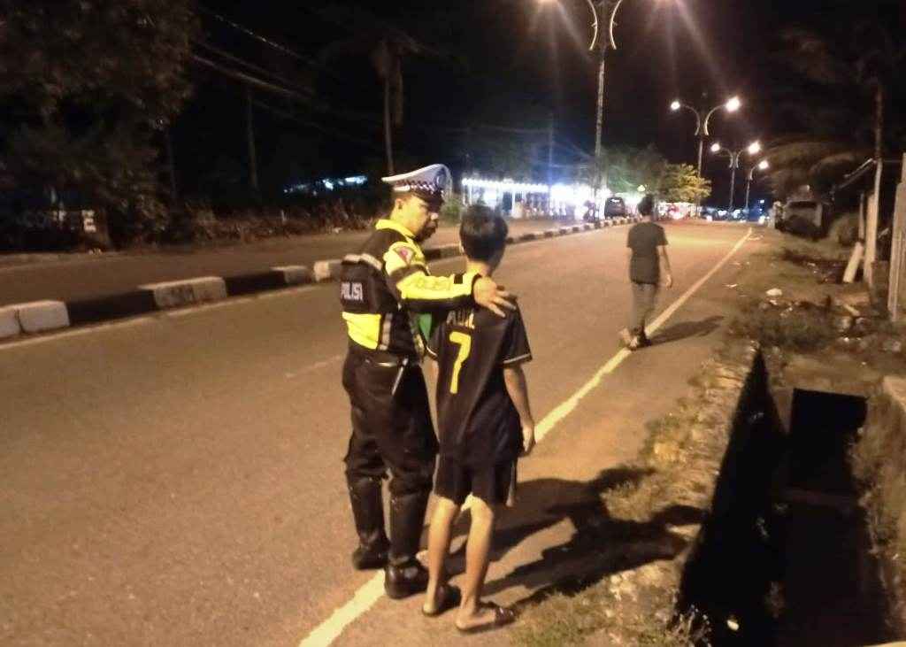 Balap Liar Malam Resahkan Warga, Polres Aceh Barat Lakukan Patroli